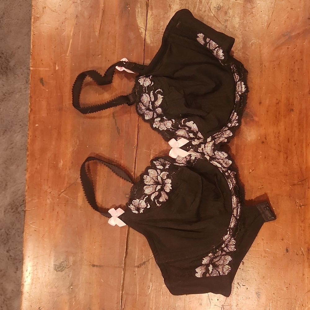 Sexy Pink and black bra